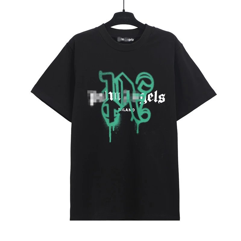 Street Graffiti Print Cotton T-Shirt Jet Black - Related Product - Cnfans