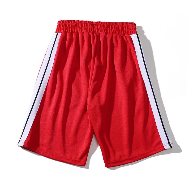 Street Style Athletic Shorts Crimson Red - Gallery Image 3 - Detailed View