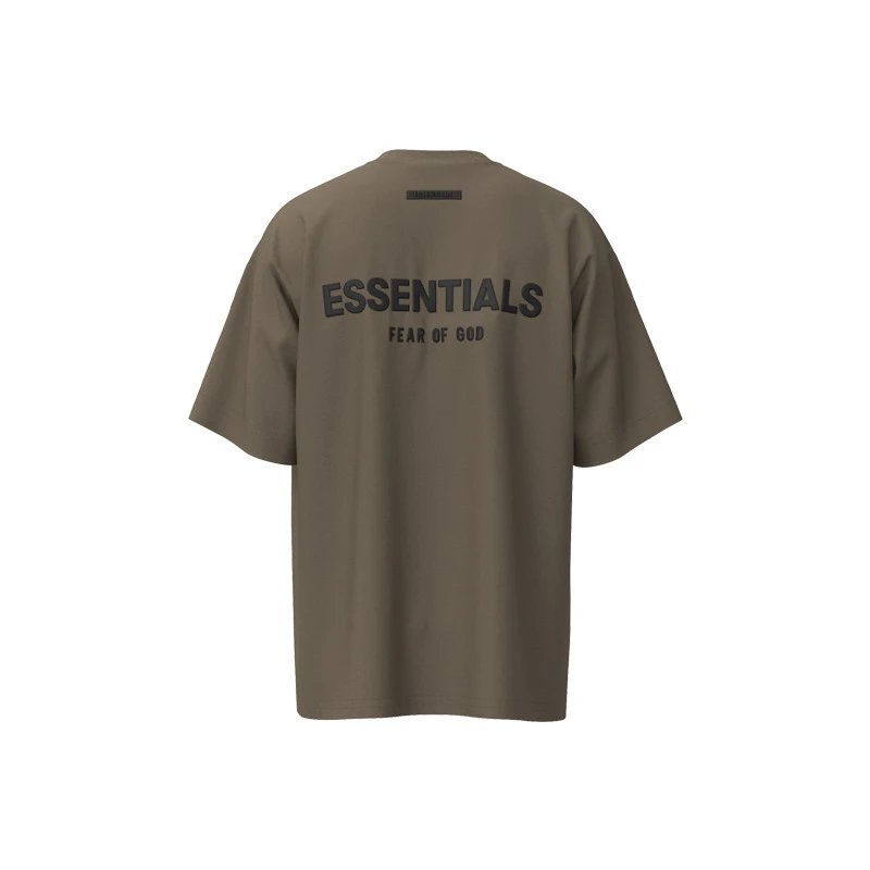 Streetwear Cotton Tee Khaki - Essentials - Cnfans - $21.29