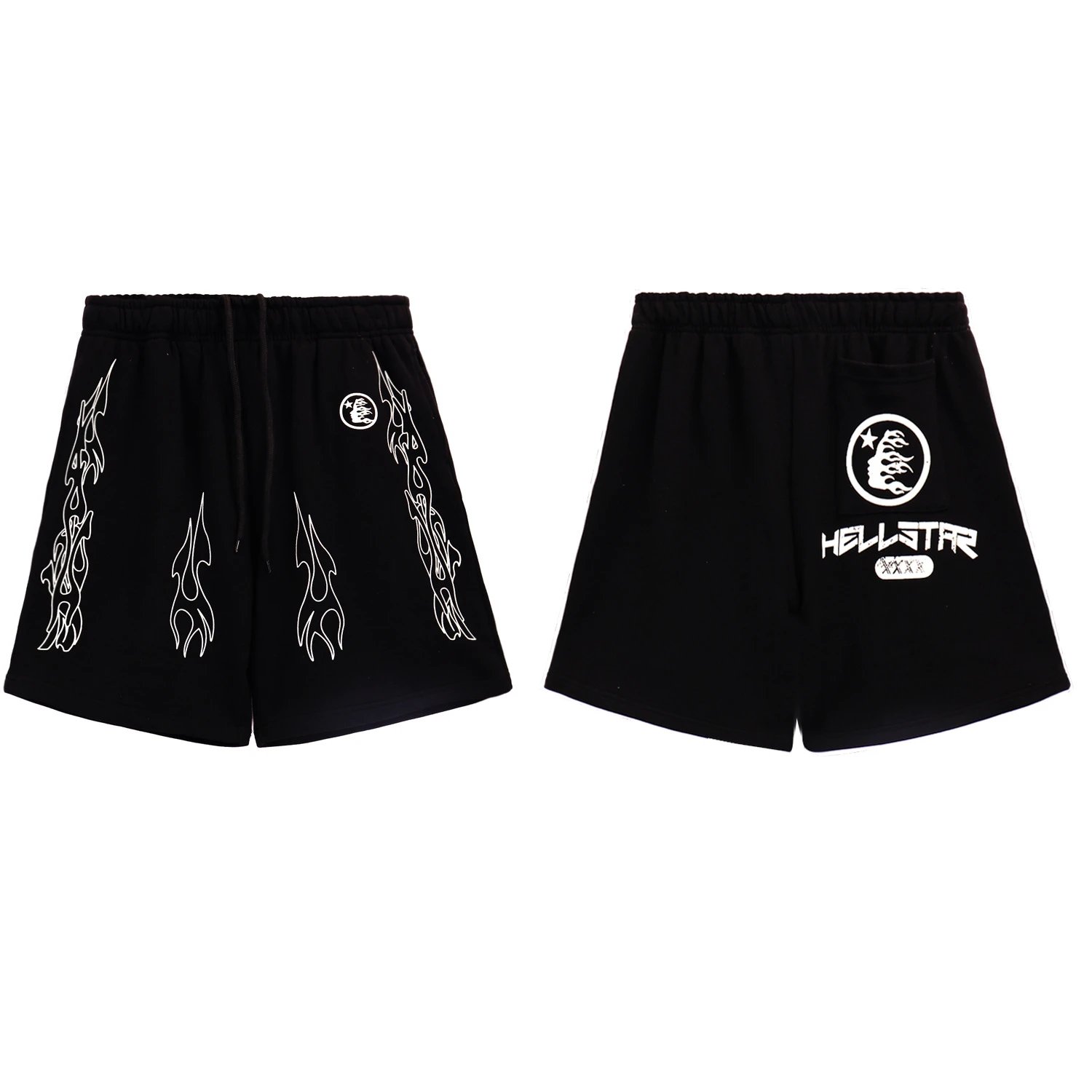 Hellstar Graphic Shorts MultiColor - Gallery Image 3 - Detailed View