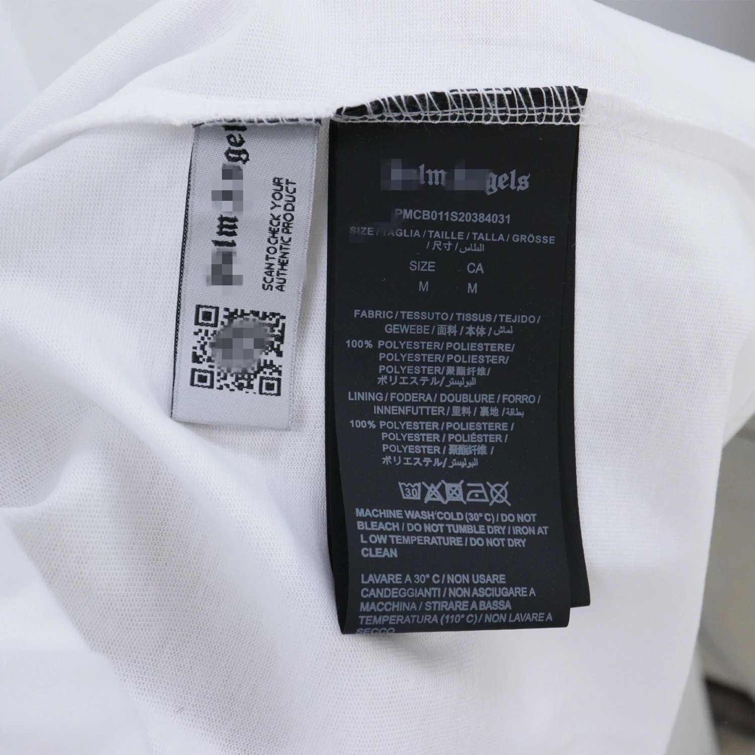 Unisex Streetwear Flame Logo Cotton T-Shirt Black White - Gallery Image 5 - Detailed View