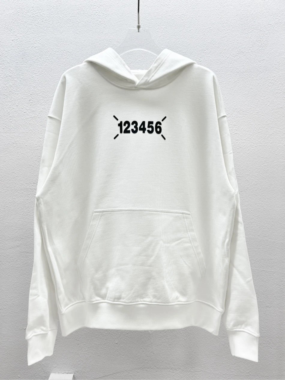 Maison Margiela Hoodie White - Gallery Image 11 - Detailed View