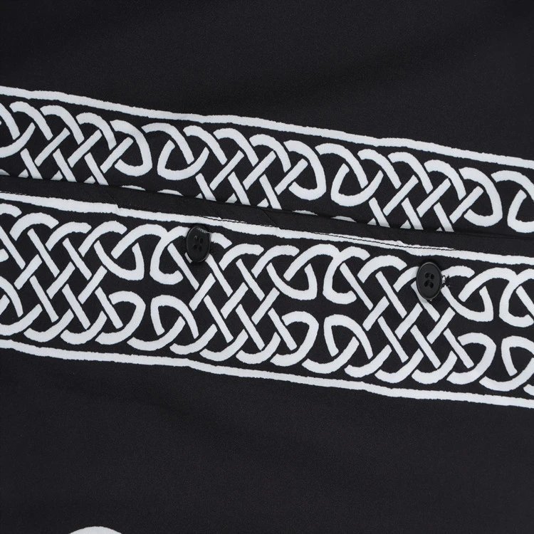 Amiri Sun & Moon Motif Shirt Black - Gallery Image 9 - Detailed View