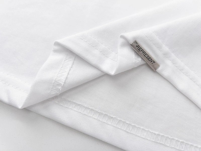 REPRESENT Multi-Color Print Tee White - Gallery Image 13 - Detailed View