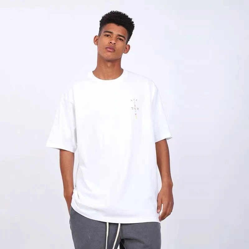 Street Graphic Cotton Tee Unisex Ivory - Gallery Image 12 - Detailed View