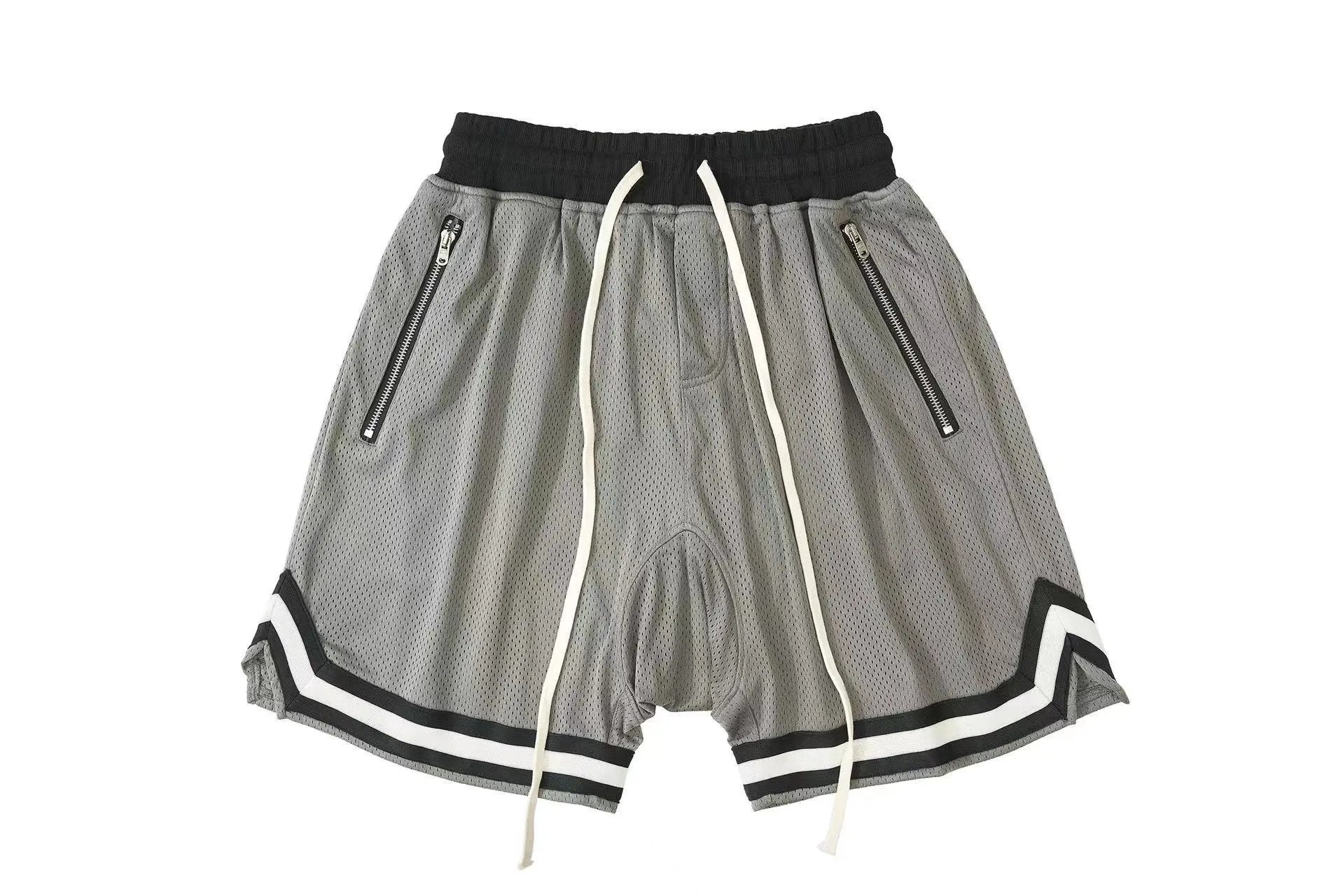 Mesh Basketball Shorts Smoke - Gallery Image 7 - Detailed View