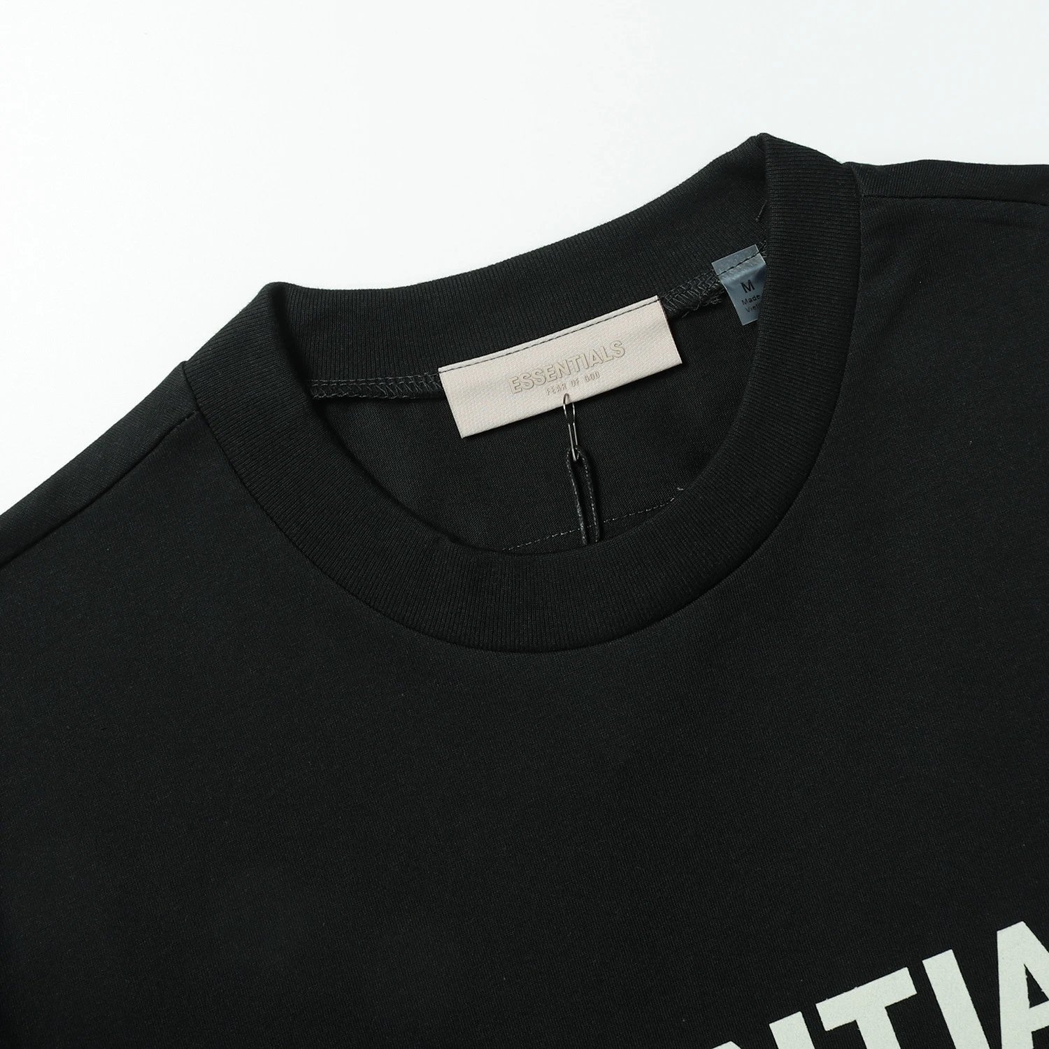 High Street Cotton Tee Charcoal - Gallery Image 8 - Detailed View