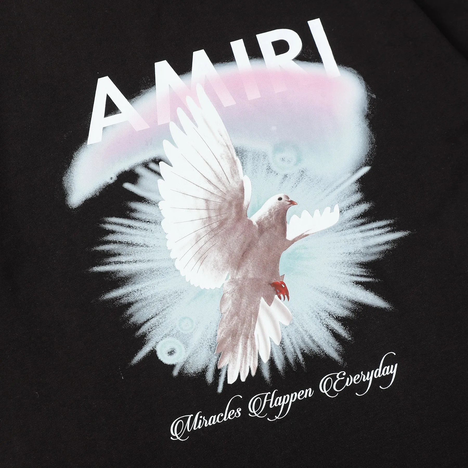 Amiri Eagle Graphic T-Shirt White - Gallery Image 11 - Detailed View
