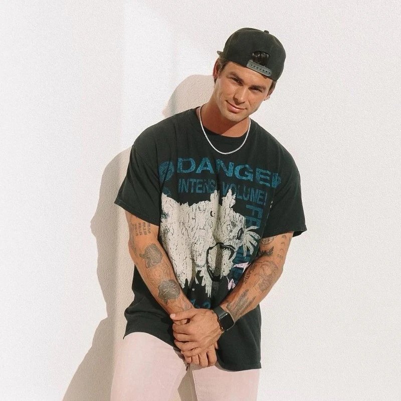 Streetwear Lightning Tiger Head Tee Black Sapphire - Gallery Image 12 - Detailed View