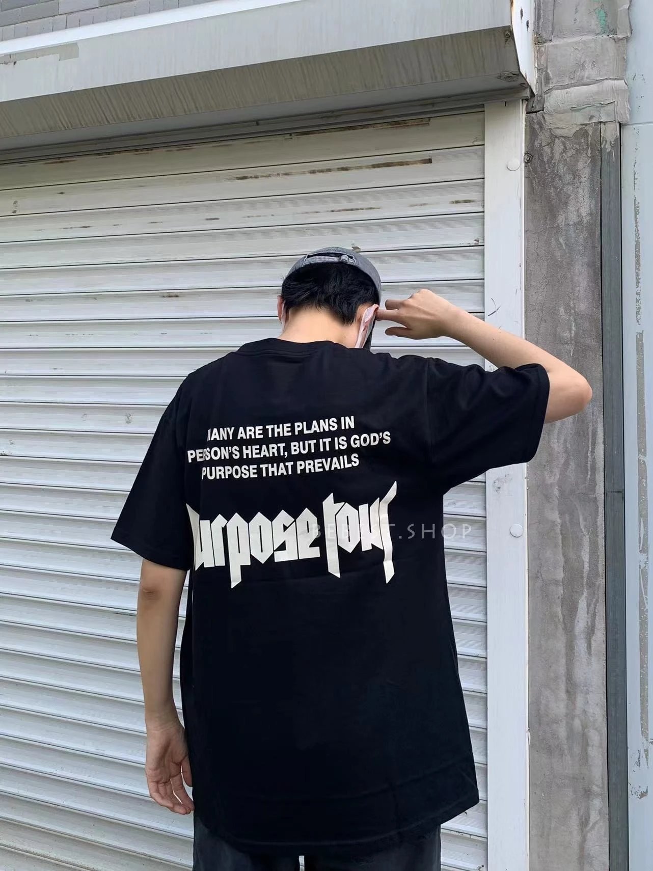 Vintage Washed Graphic Tee Charcoal - Gallery Image 14 - Detailed View