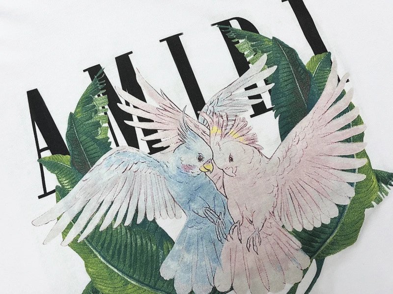 Amiri Crane Printed T-Shirt Multicolor - Gallery Image 13 - Detailed View
