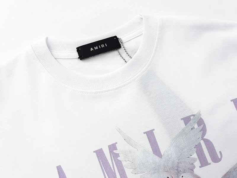 Amiri Crane Printed T-Shirt Multicolor - Gallery Image 10 - Detailed View