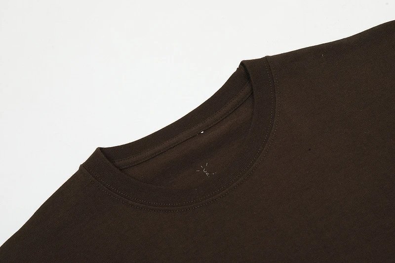 Graffiti Graphic Cotton T-Shirt Espresso Brown - Gallery Image 4 - Detailed View