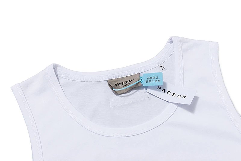 Street Cotton Sleeveless Tank Sandstone - Gallery Image 10 - Detailed View