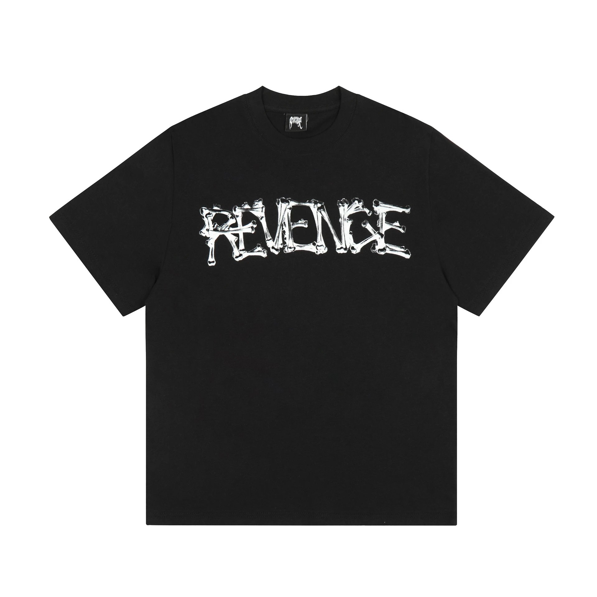 Street Skull Graphic Tee in Onyx - Revenge - Cnfans - $19.03