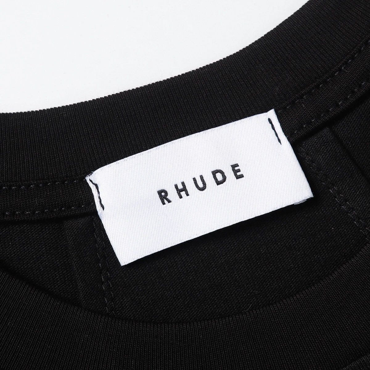 RHODE Sailboat Print T-Shirt Black - Gallery Image 5 - Detailed View