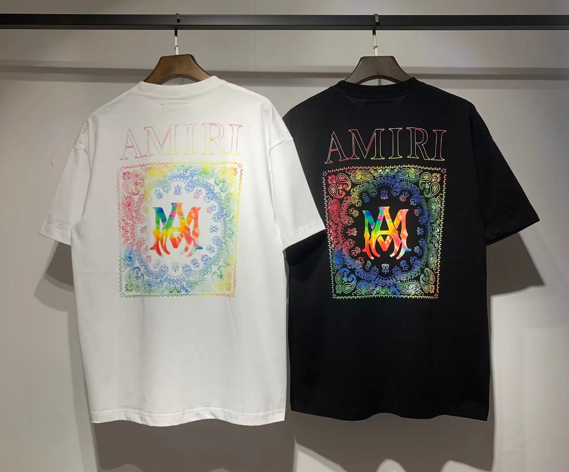 Amiri Cosmic Letter T-Shirt Multicolor - Gallery Image 8 - Detailed View