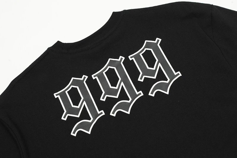 Hip-Hop Graphic Tee Ebony - Gallery Image 9 - Detailed View