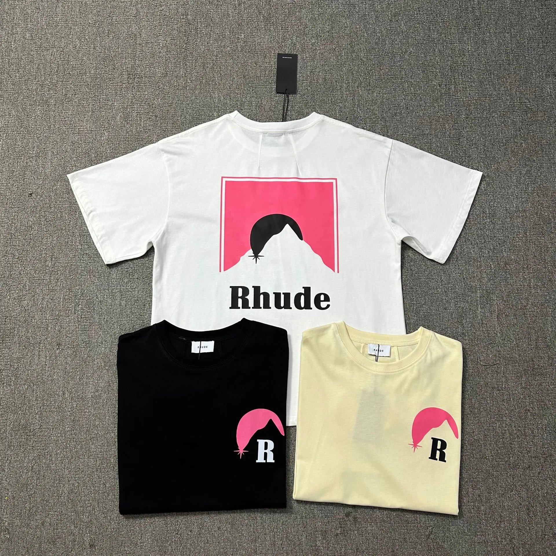 Rhude T-shirt Artistic Black - Gallery Image 7 - Detailed View