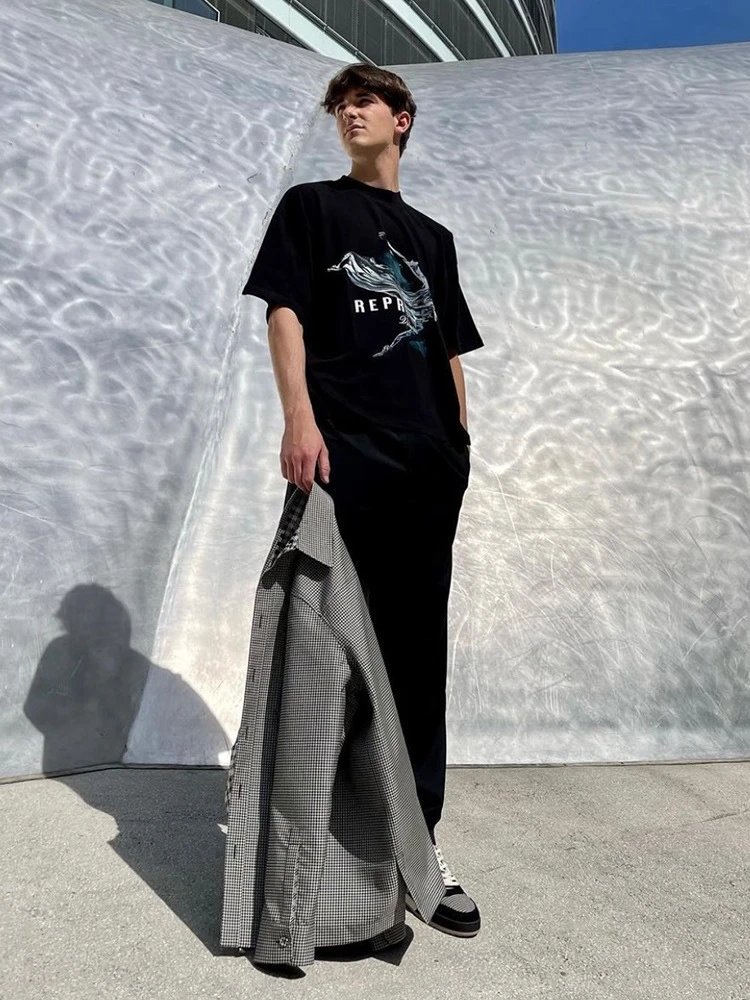 Represent Abstract Print Tee Multicolor - Gallery Image 7 - Detailed View