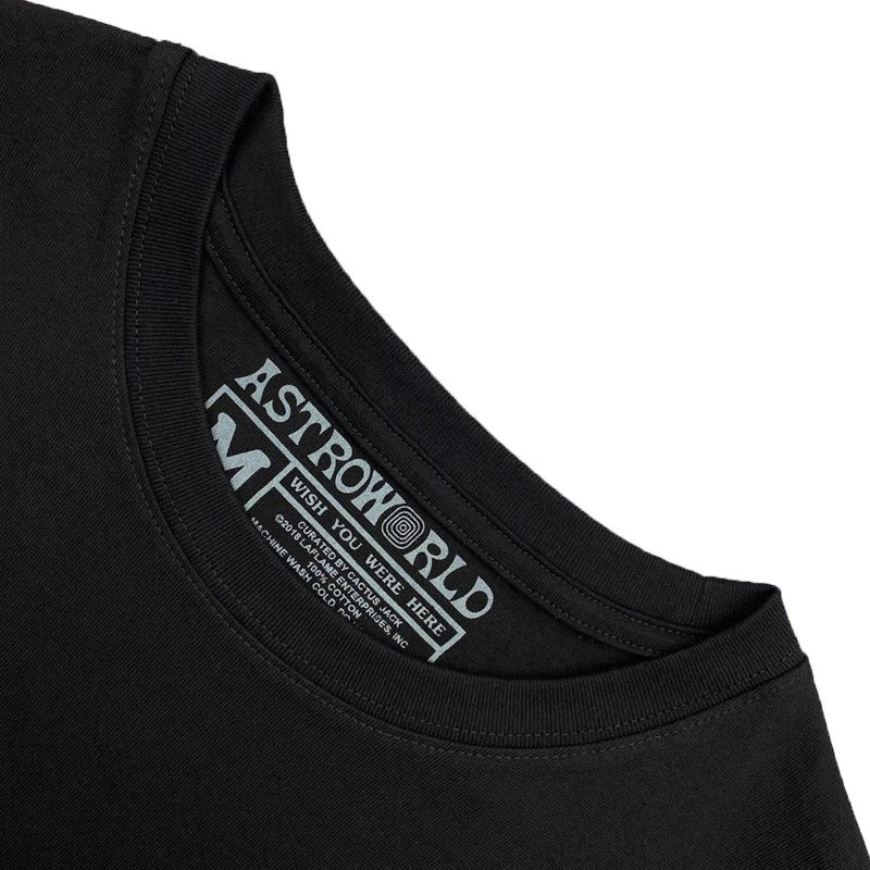 Streetwear Graphic Tour Tee Black - Gallery Image 11 - Detailed View