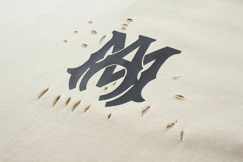 AMIRI Distressed Dye T-Shirt Multi - Gallery Image 8 - Detailed View