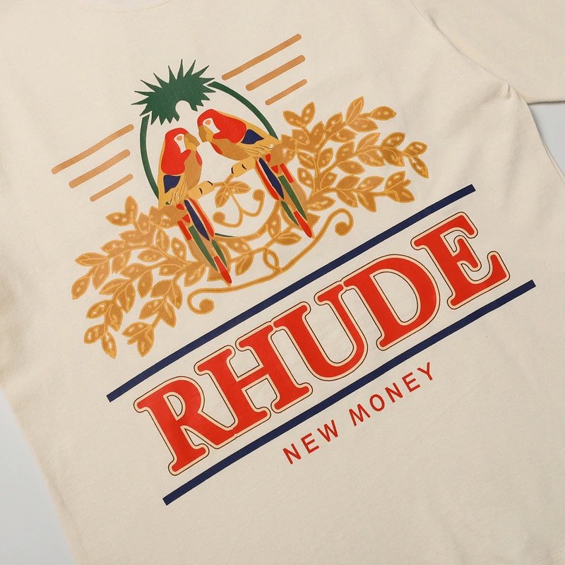 Rhude Parrot Tee Multicolor - Gallery Image 10 - Detailed View