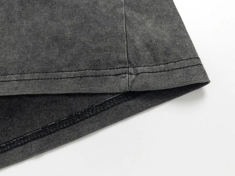 Gallery Dept Washed Letter T-Shirt Black - Gallery Image 13 - Detailed View