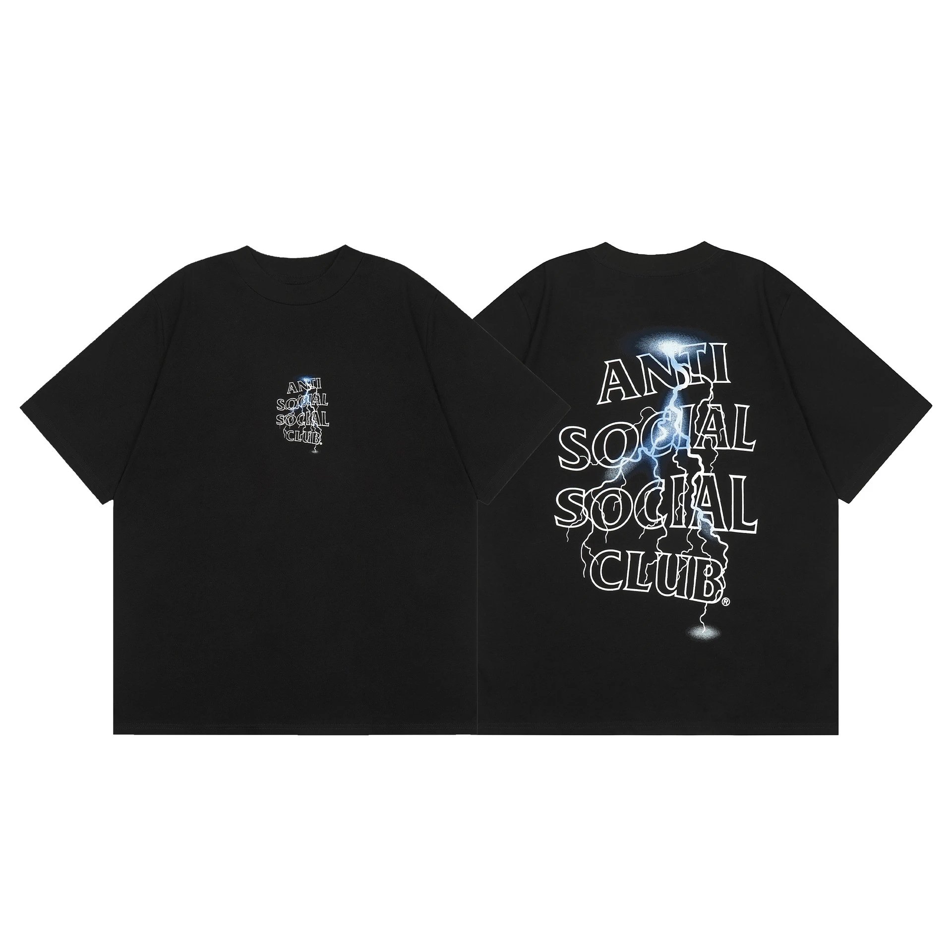 ASSC Lightning Print Tee Black - High Quality Product Image - Cnfans