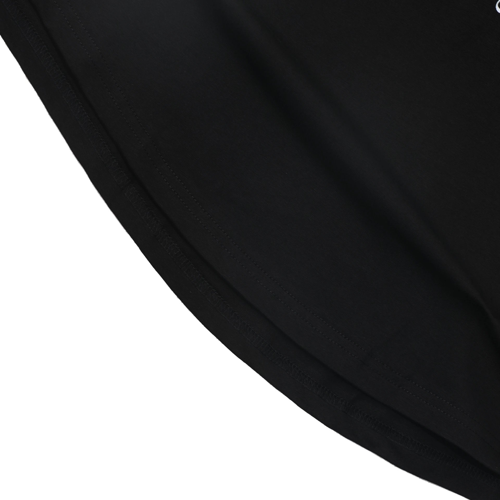 Streetwear Bear Graphic Cotton Tee Ivory Black - Gallery Image 10 - Detailed View