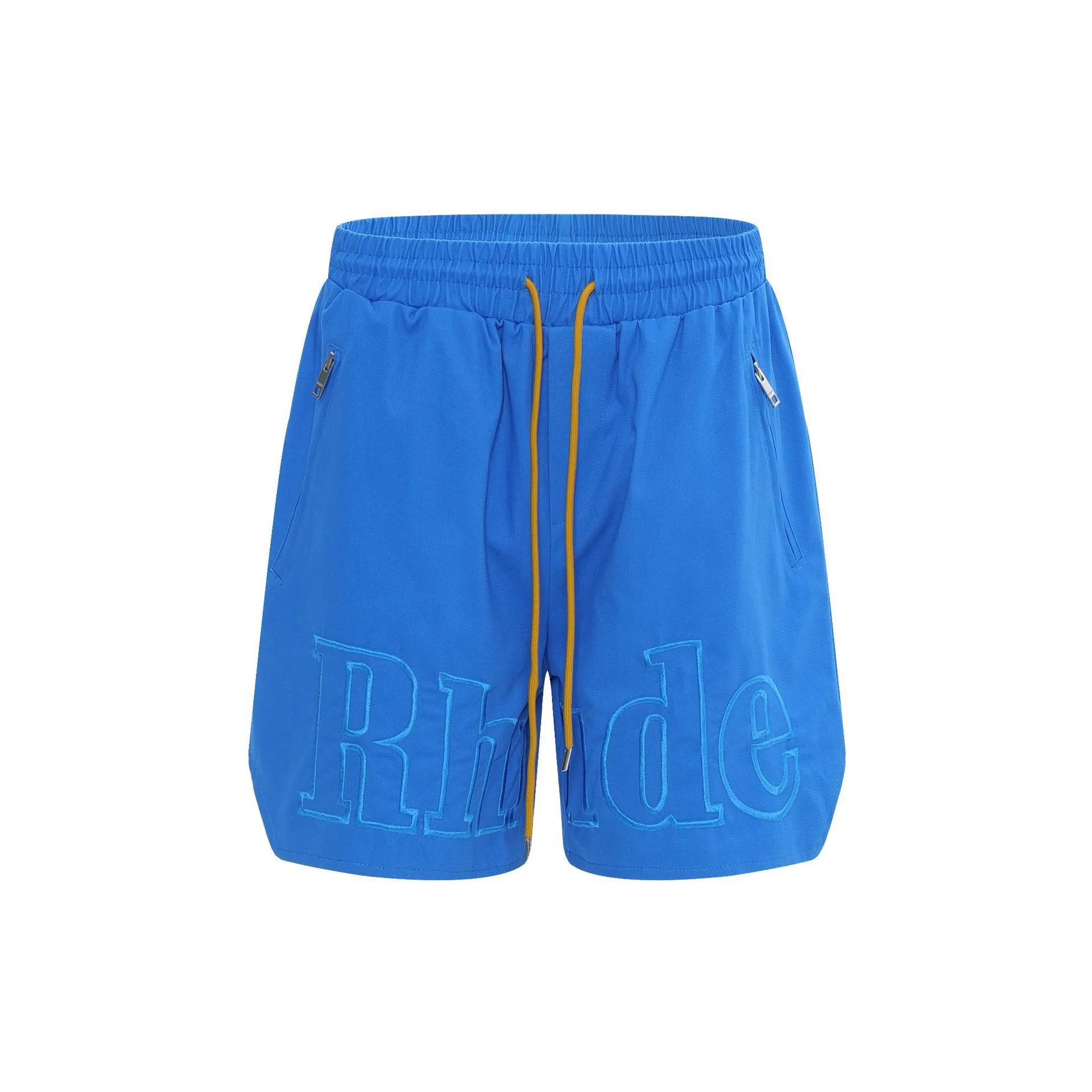 RHODE Embroidered Drawstring Shorts MultiColor - Gallery Image 5 - Detailed View