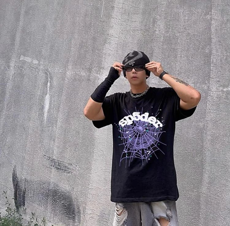 Spider Web Graphic Tee Multi-color - Gallery Image 12 - Detailed View