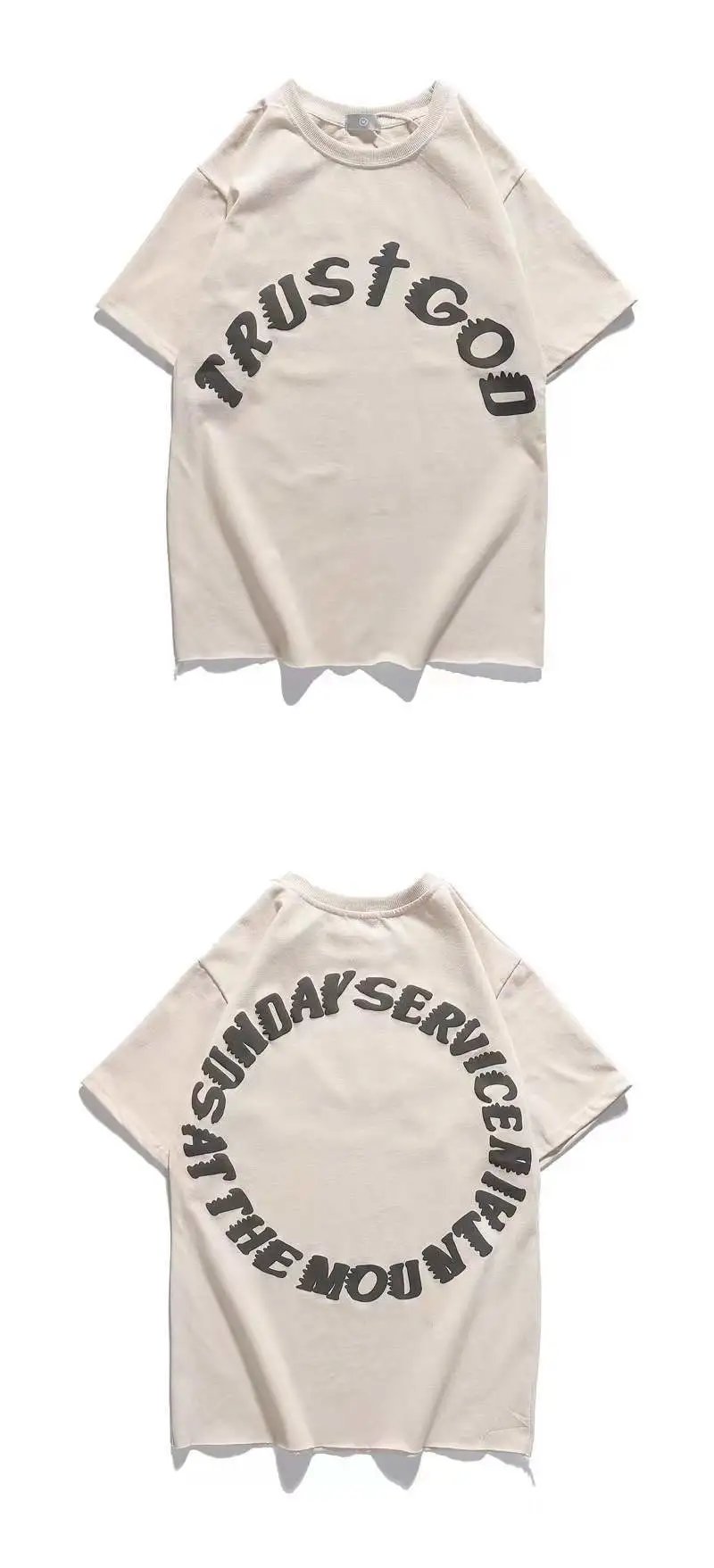 Vintage Letter Tee Rosewood - Gallery Image 4 - Detailed View