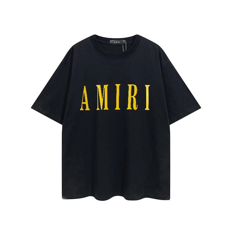 AMIRI Logo Print Tee White Black - Gallery Image 11 - Detailed View