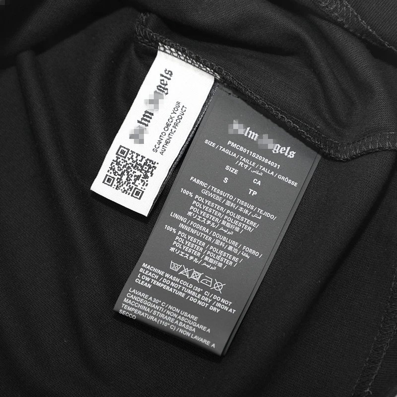 Streetwear Cotton Graphic Tee Multicolor Letters White Black - Gallery Image 10 - Detailed View