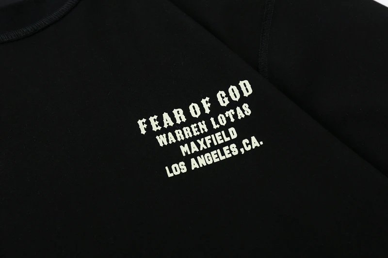 Streetwear Cotton Graphic Tee Ebony Black - Gallery Image 6 - Detailed View