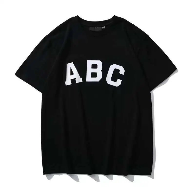 Streetwear Velvet Letter Oversize T-Shirt Ash Grey - Gallery Image 2 - Detailed View