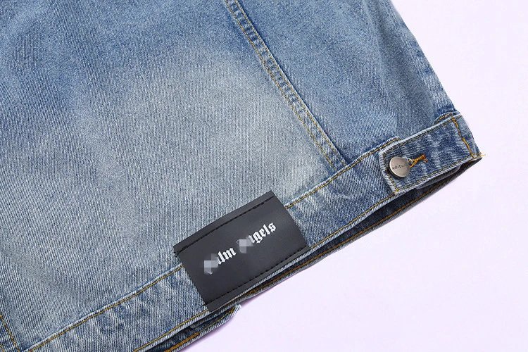Casual Denim Jacket Unisex Outerwear Chambray - Gallery Image 6 - Detailed View