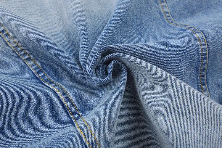 Casual Denim Jacket Unisex Outerwear Chambray - Gallery Image 7 - Detailed View