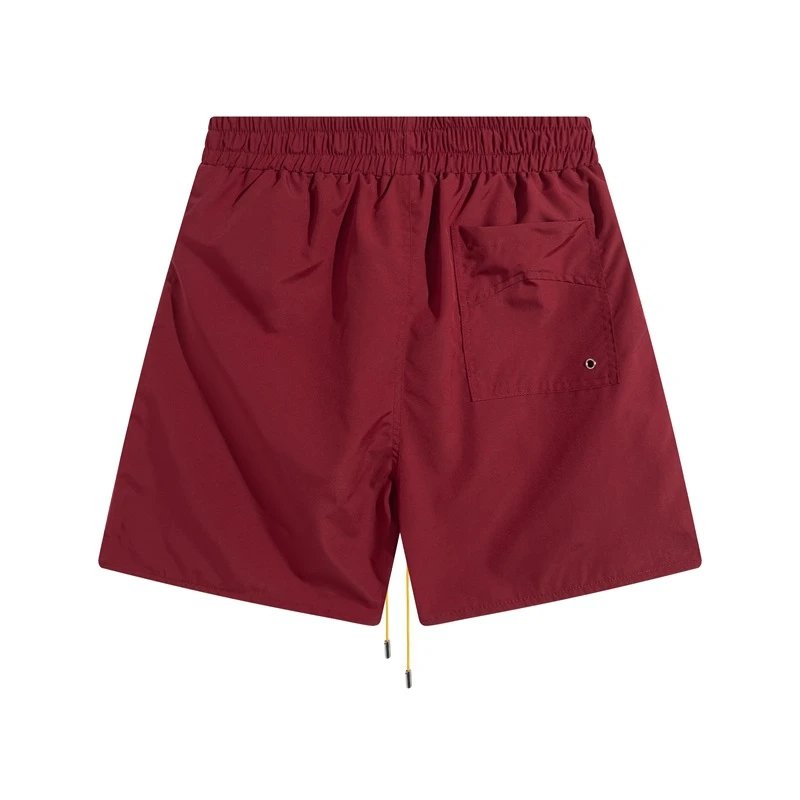 Rhude Embroidered Elastic Shorts Multicolor - Gallery Image 3 - Detailed View