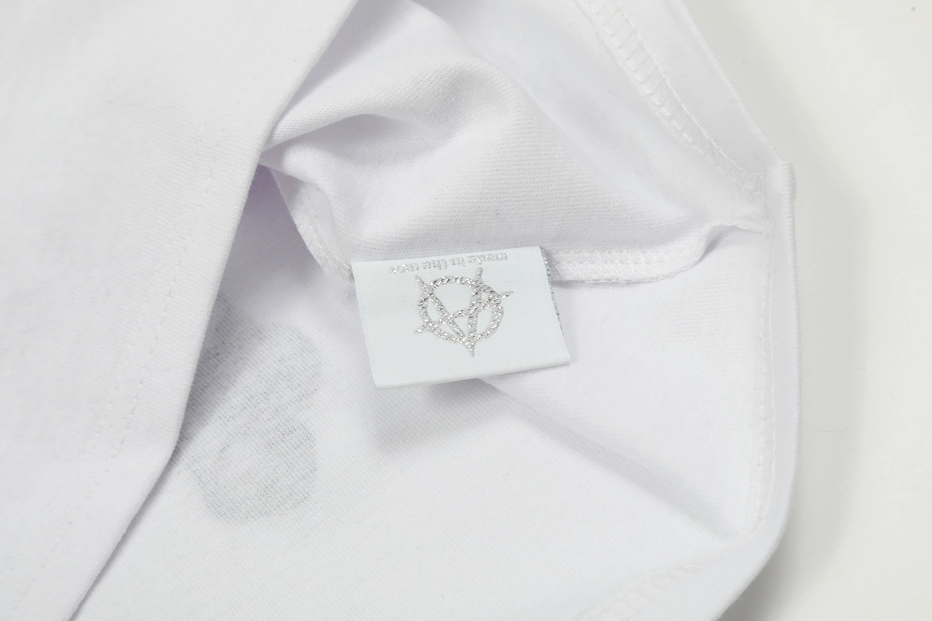 Revenge Skull Print T-shirt Black/White - Gallery Image 13 - Detailed View