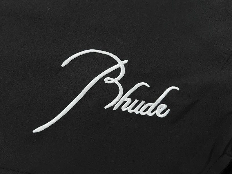 Rhude Embroidered Elastic Shorts Multicolor - Gallery Image 11 - Detailed View