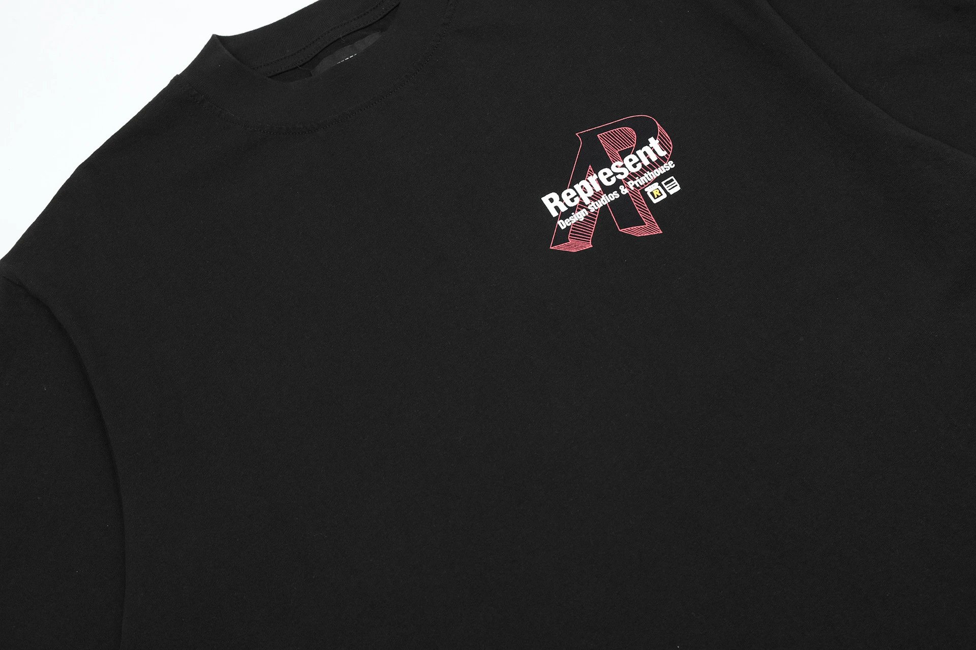 Represent Graphic Tee Black - Gallery Image 9 - Detailed View