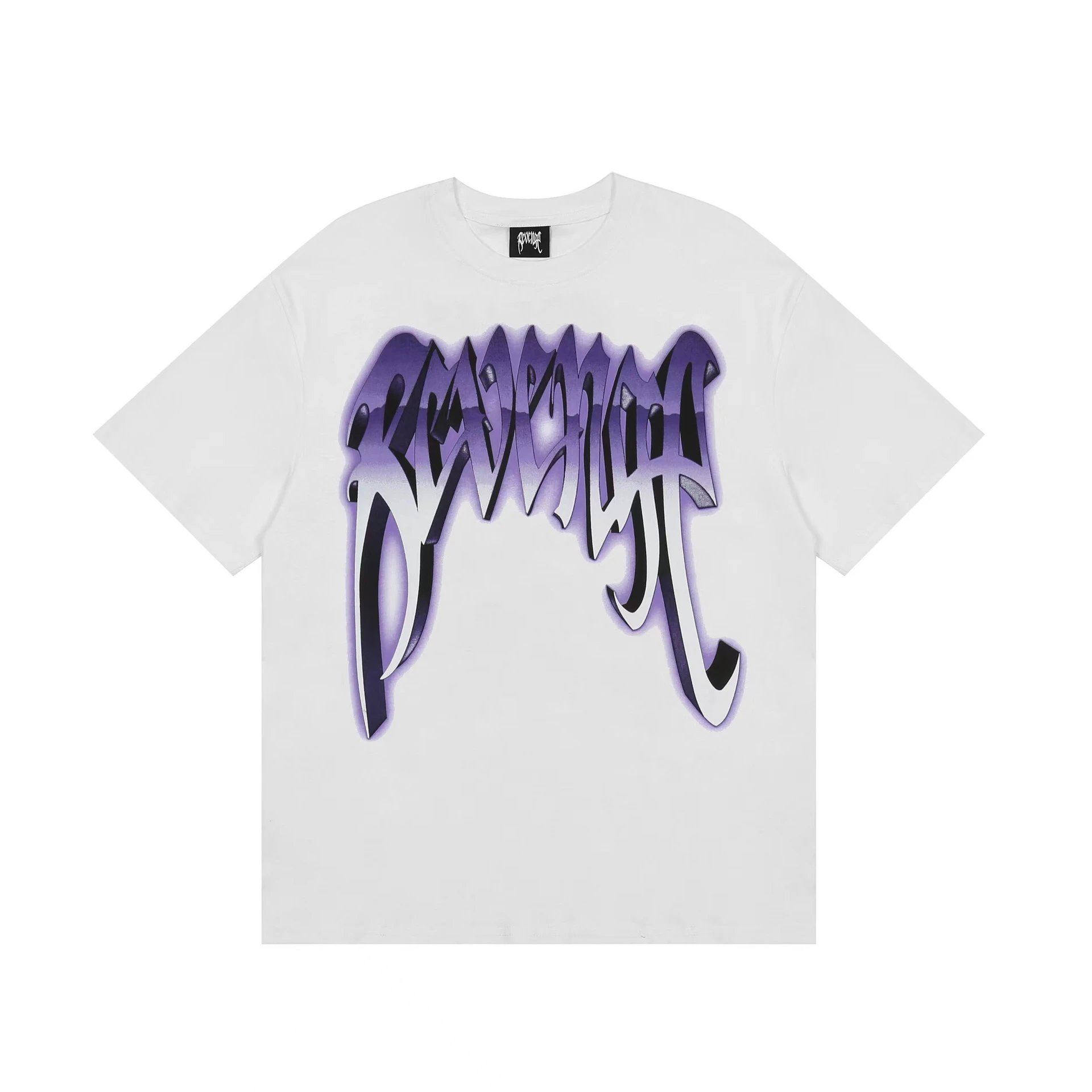 Gothic Skull Graphic Tee White - Revenge - Cnfans - $19.03