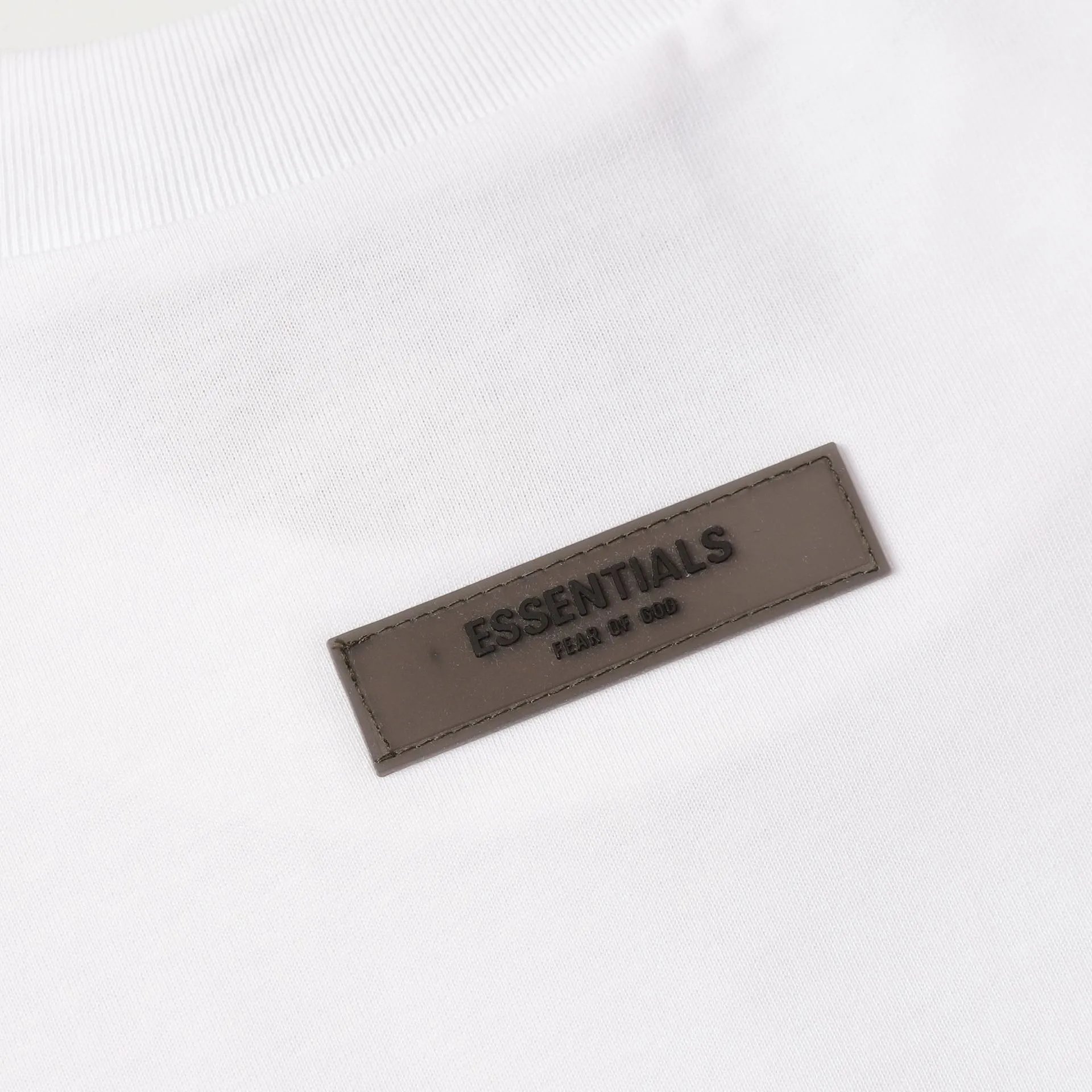 Cotton Streetwear Tee Snow - Gallery Image 7 - Detailed View