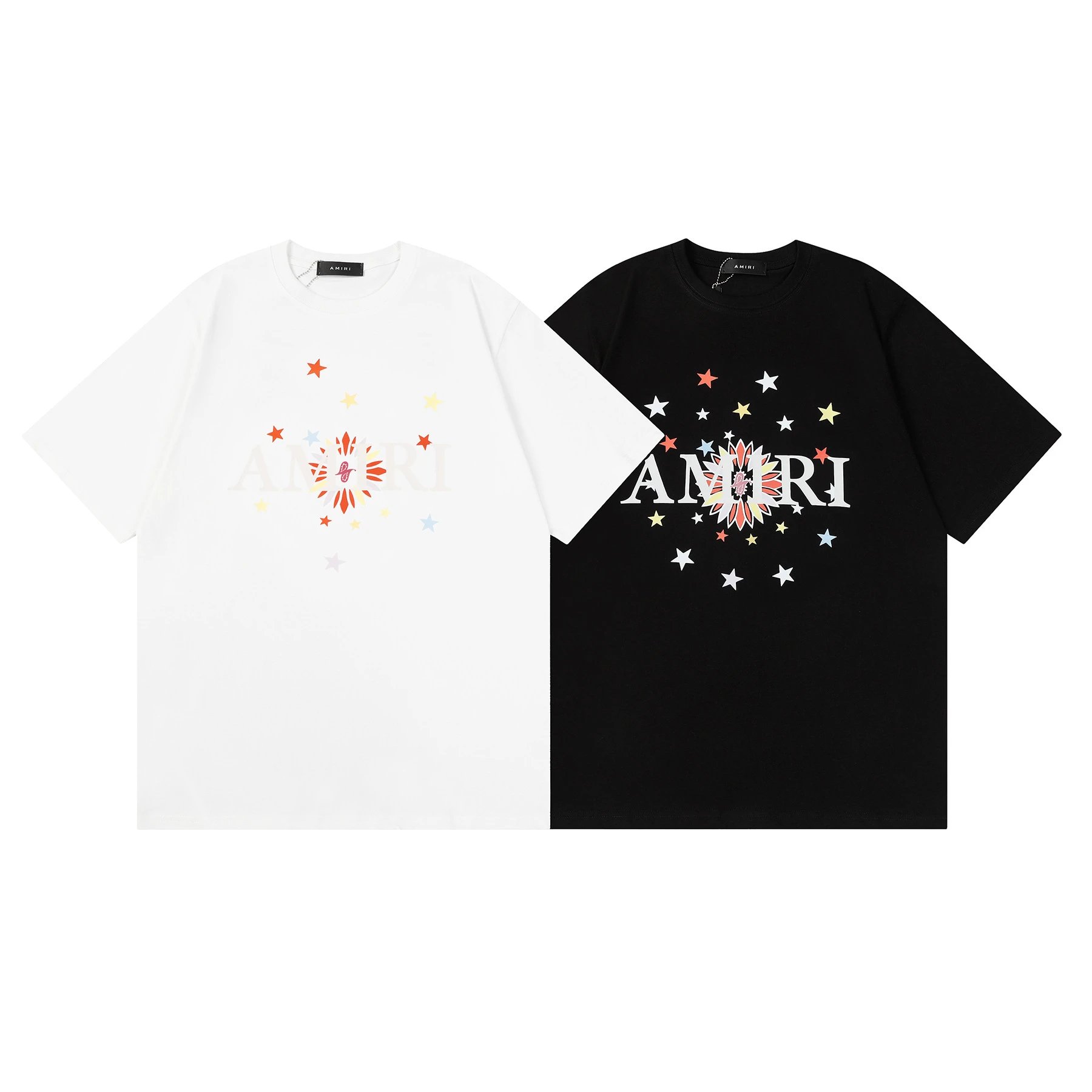Amiri Graphic T-Shirt Multi - Gallery Image 4 - Detailed View
