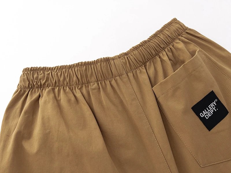 Gallery Dept Beige Unisex Shorts - Gallery Image 8 - Detailed View