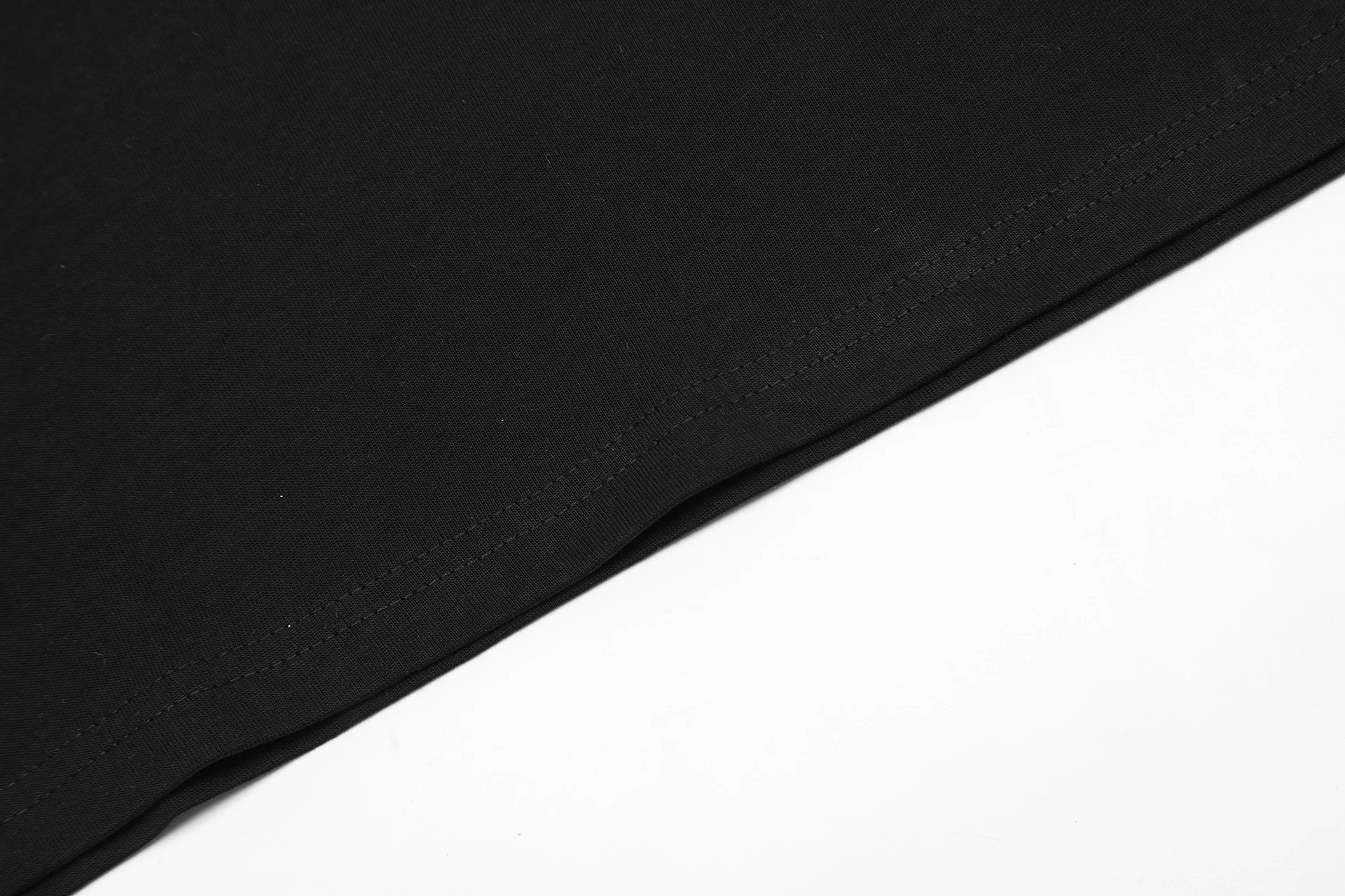 Street Graphic Cotton Tee Black White - Gallery Image 10 - Detailed View