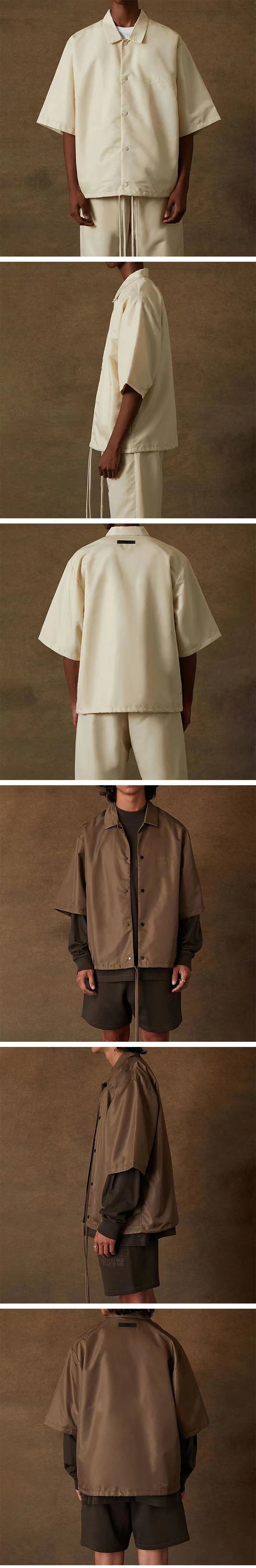 Oversized Shirt Coral - Gallery Image 10 - Detailed View