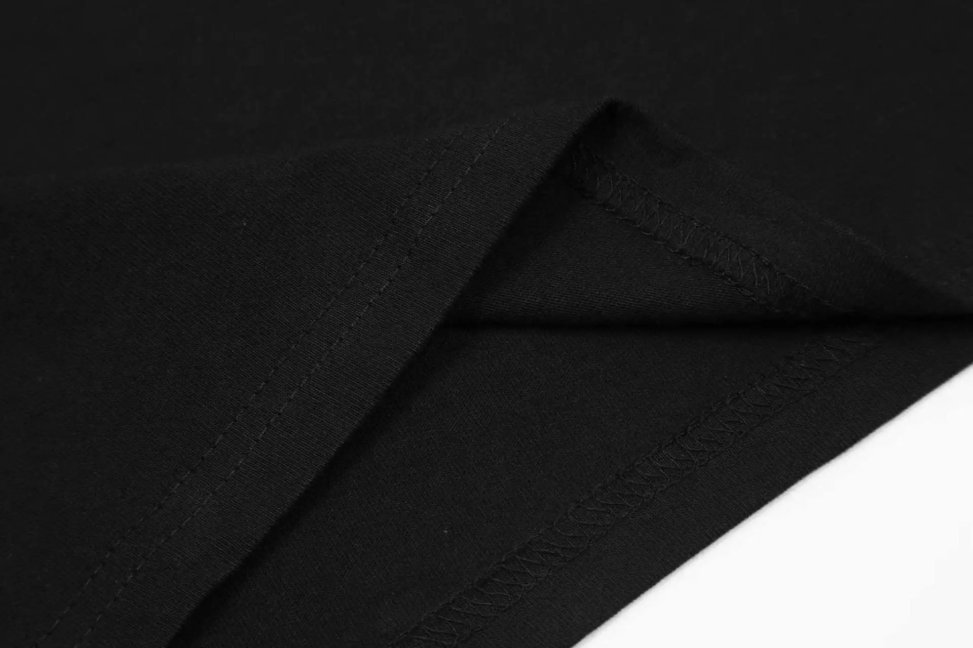 Streetwear Hip-Hop Tee Ebony - Gallery Image 11 - Detailed View